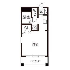 地下鉄鶴舞線 塩釜口駅 徒歩5分 8階建 築24年の間取り写真
