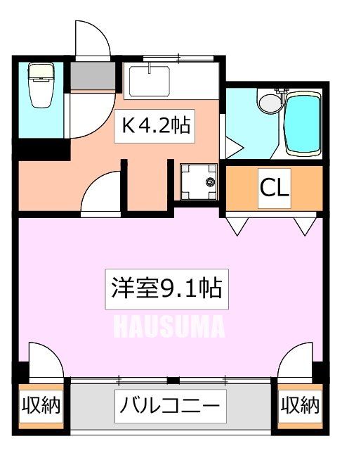 みはるハイツの間取り写真