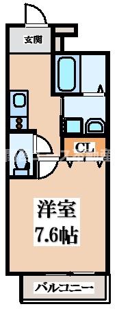 フジパレス俊徳道WESTの間取り写真