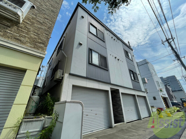 建物外観　札幌市北区北２７条西「フラット北２７条」