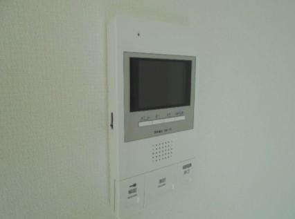セキュリティ　モニター付インターホン。