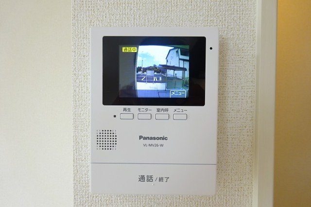 セキュリティ　モニタ付インターホンです。
