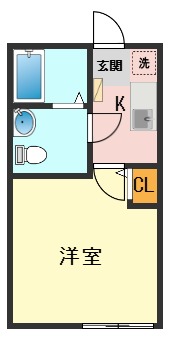 京成本線 青砥駅 徒歩10分 3階建 築7年の間取り写真