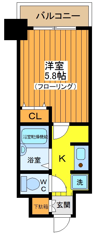 東急田園都市線 三軒茶屋駅 徒歩9分 10階建 築29年の間取り写真