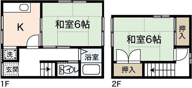 ハイツいまだの間取り写真