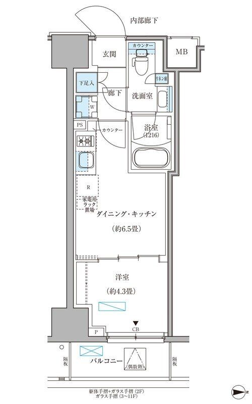 東京メトロ半蔵門線 住吉駅 徒歩4分 11階建 築1年のその他写真