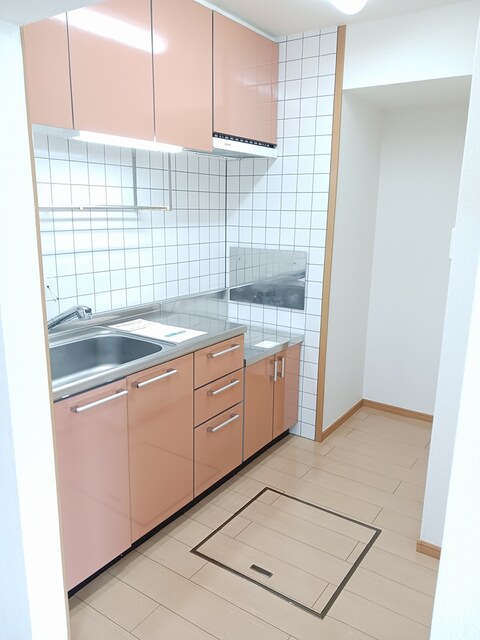 小田急小田原線 富水駅 徒歩8分 3階建 築22年のキッチン写真
