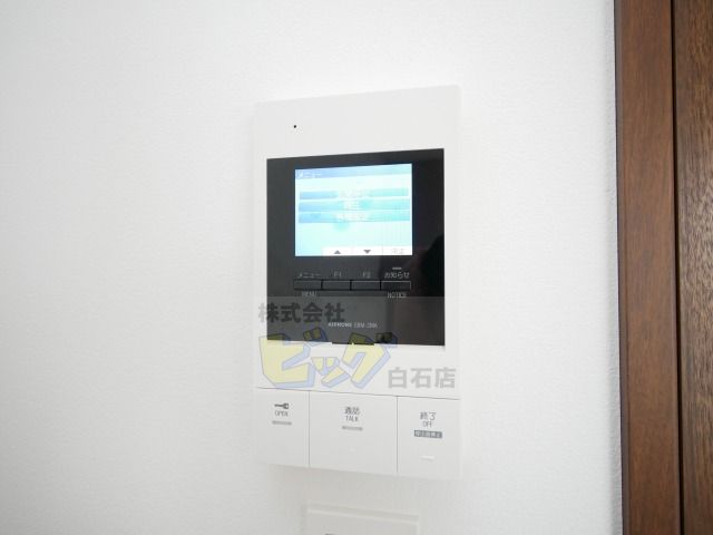 セキュリティ　モニター付きインターホン完備しています♪