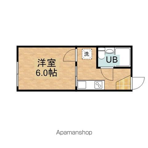 京王線 下高井戸駅 徒歩3分 2階建 築36年の間取り写真