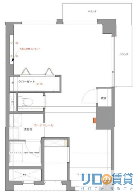 intelligent東三国の間取り写真