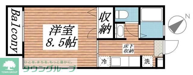 エメラルダスの間取り写真