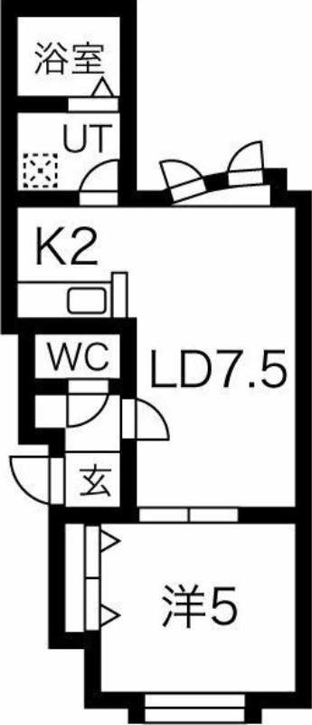 プレシャス八番館の間取り写真