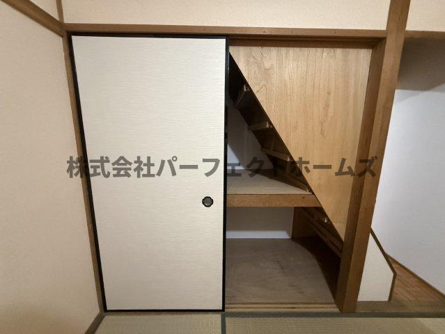 収納　たっぷりとした収納スペースです