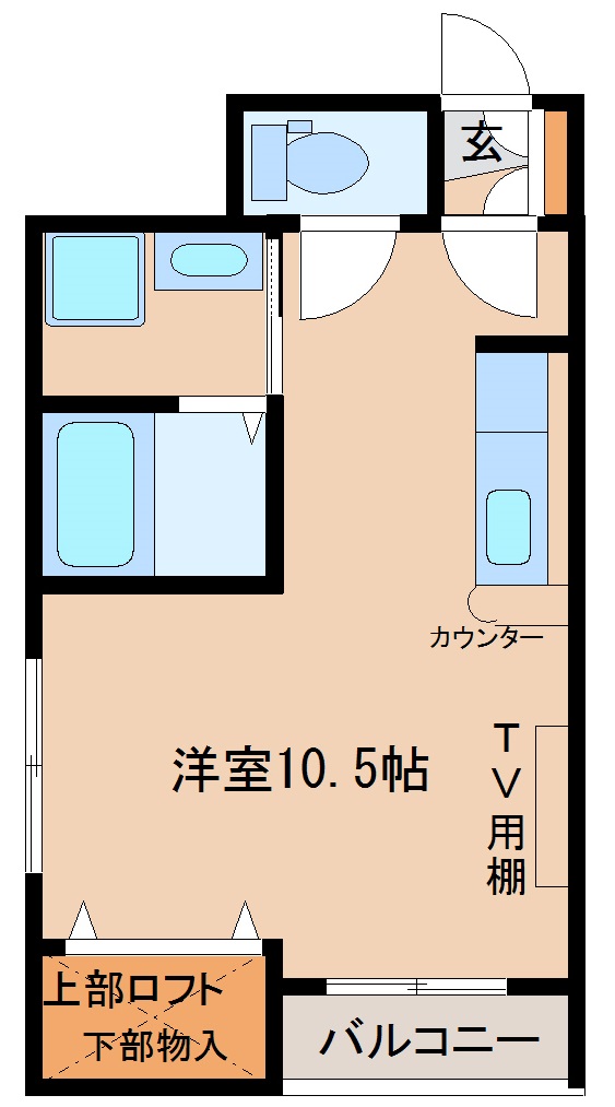 ラークシャルマンBの間取り