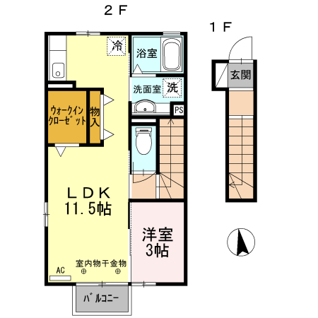 グラディスの間取り