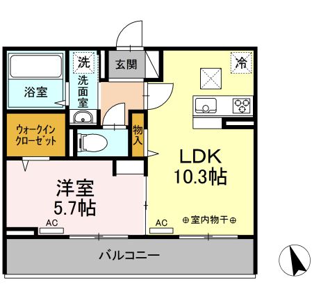 ひまわりIIAの間取り