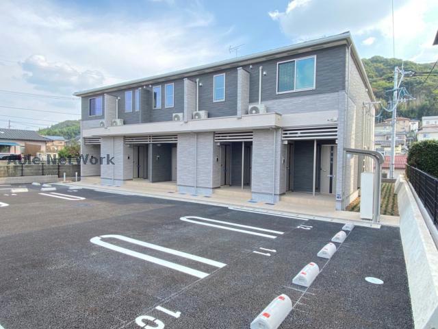 熊本市北区兎谷のアパートの建物外観