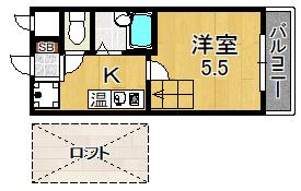 大阪市鶴見区横堤のマンションの間取り