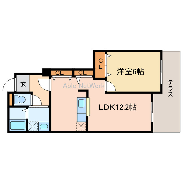 サンリット桜木の間取り