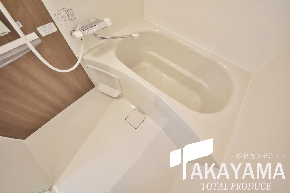 洗面設備　浴室、シングルレバーで使い勝手のよいキレイなお風呂です★