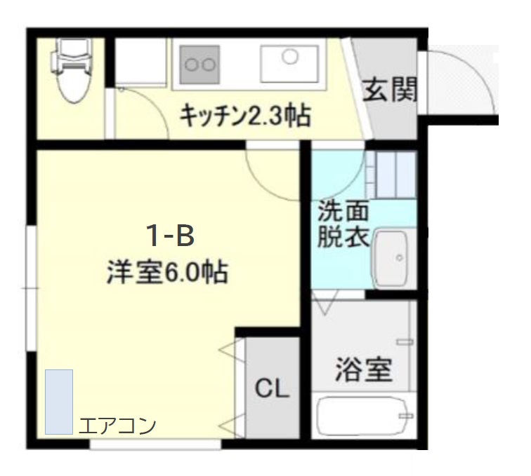 リープラス姫路天満の間取り