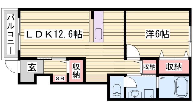 ラフィーネ和なごみの間取り