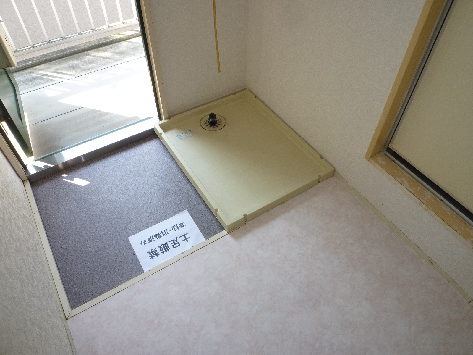 玄関　玄関！洗濯機置き場室内！