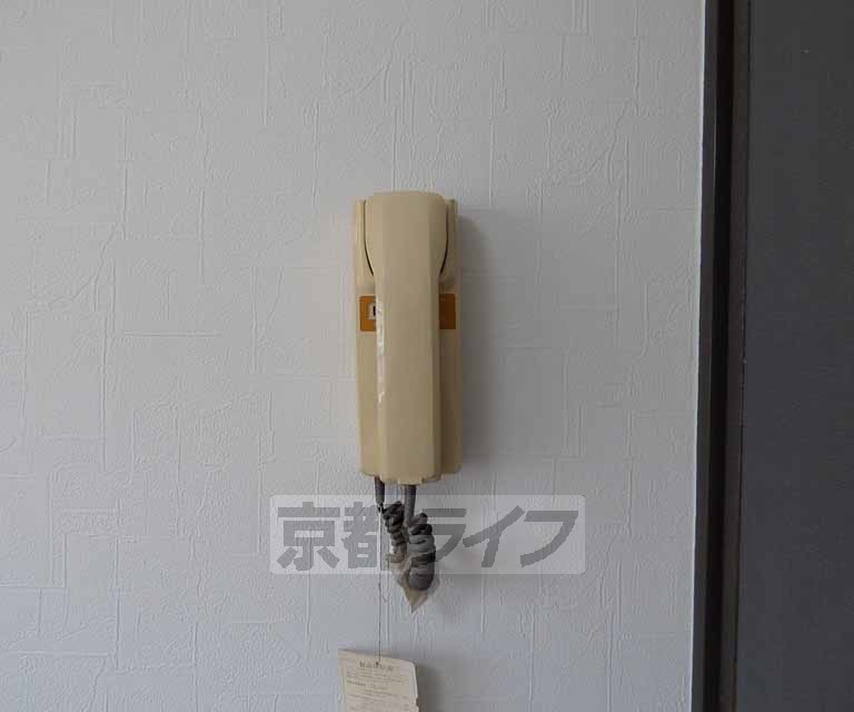 セキュリティ　インターホンつきで安心です。