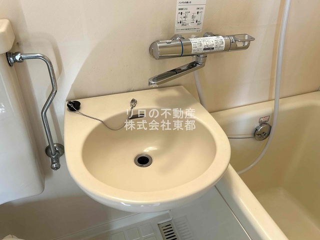 洗面設備　新しいシャワー水栓です！気持ちよくお使いいただけます☆