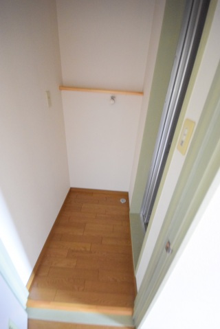 セキュリティ　洗濯機置き場