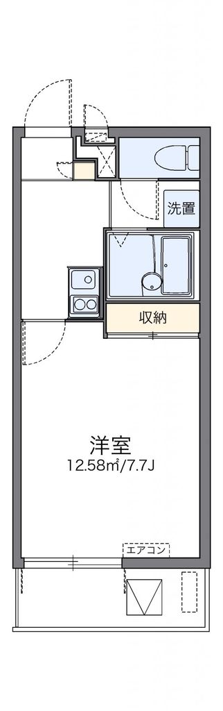 東松山市あずま町のマンションの間取り