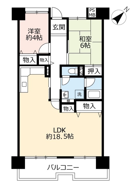 ＵＲ武庫川の間取り