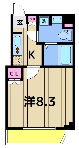 レオーネ綾瀬の間取り