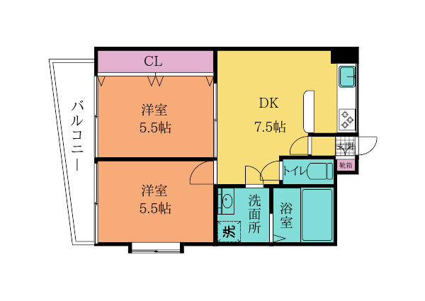 パワーズ117の間取り