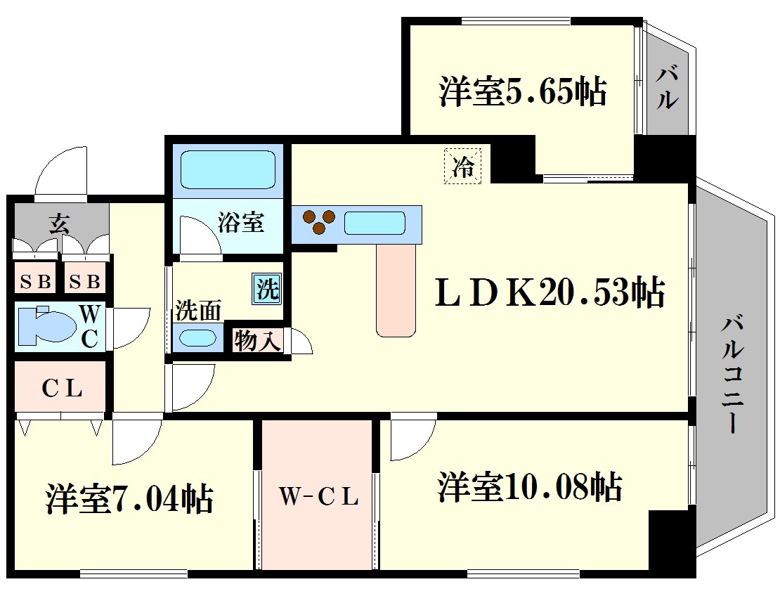 プレジオ本町の間取り