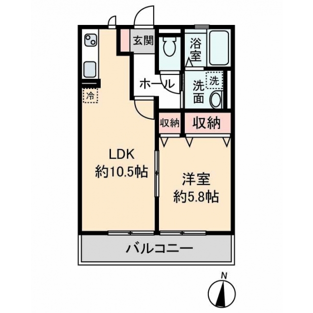 ハイム瀧Ｃの間取り