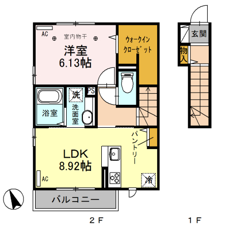 セプトガーデン井野町の間取り