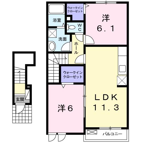 ブリーゼIIIの間取り