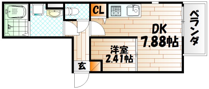 HS/戸畑の間取り