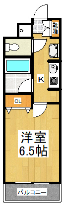 川崎市多摩区登戸のマンションの間取り