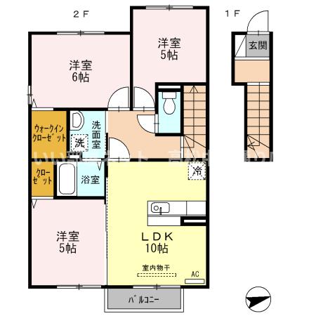 メゾン シンシアの間取り