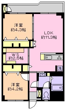 市川行徳住宅の間取り