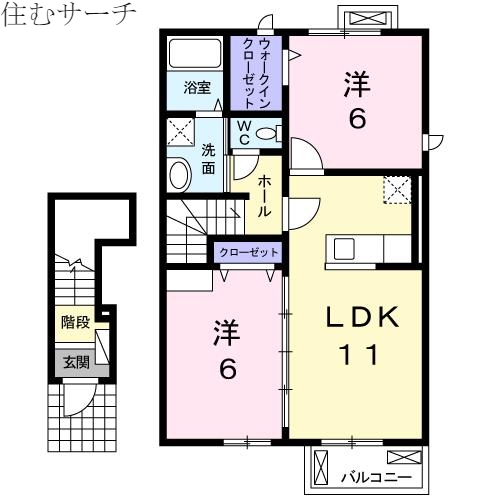 オーブ　ヴィーナスの間取り