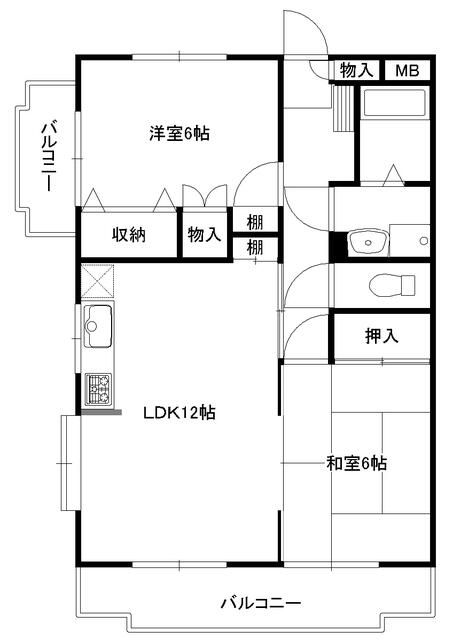 ＫＴＤ羽村の間取り