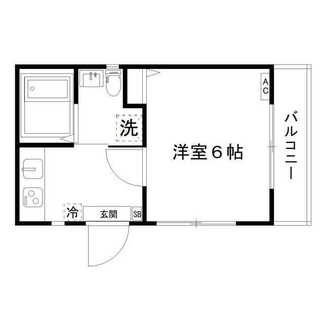 【さいたま市大宮区大門町のアパートの間取り】