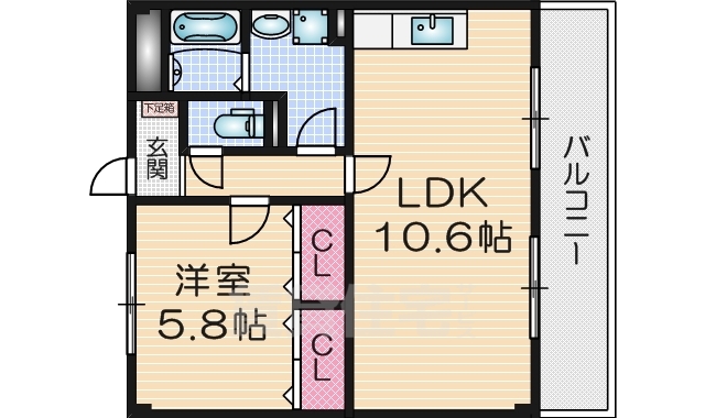 グランソレイユの間取り