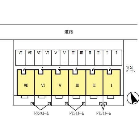 【ジュエルハイツ VIの駐車場】