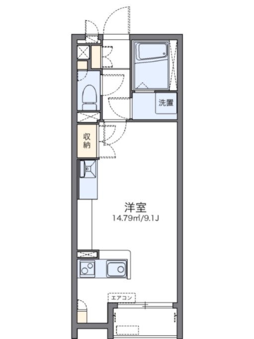 横浜市旭区南本宿町のアパートの間取り