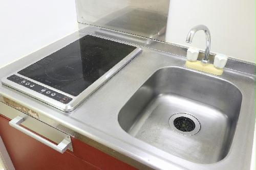 キッチン　安心安全の電気コンロ　2口