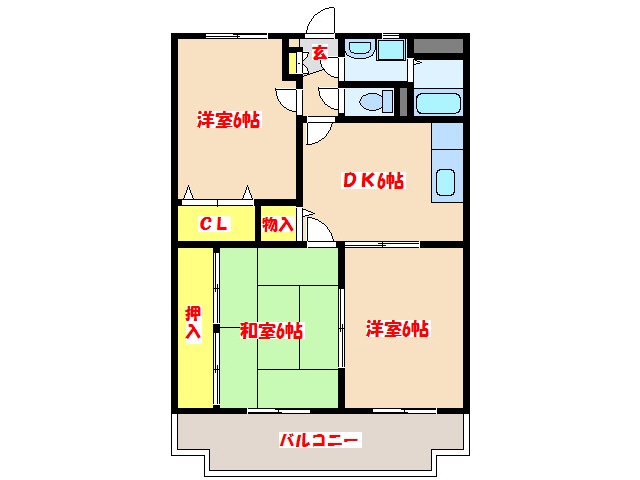 グレープ圭の間取り